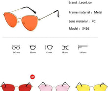 Load image into Gallery viewer, Metal Round Sunglasses Retro Design Sunglasses For  Women New Cat Eye Glasses For Women New Popular Eyeglasses For Female Ladies  Cat Eye Retro Sunglasses

