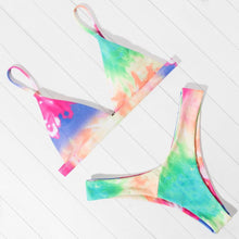 Load image into Gallery viewer, Micro Mini Bikini Swimwear Women Halter Push Up Bikini Set Padded Bra  Women's Underwired Triangle Bathing Two Pieces Swimsuit Bikini Set  Swimsuit Bandage Swim Suit
