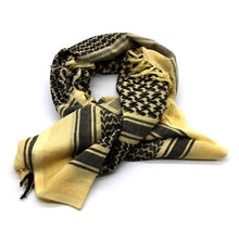 将图片加载到图库查看器，Military Arab Keffiyeh Shemagh Scarf Cotton Winter Shawl Neck Warmer Cover Head Wrap Windproof Tactical Camping Scarf Men Women Shemagh Keffiyeh Men Arab Kufiyah Keffiyeh Arabic Muslim Head Wrap Men Scarf Shawl

