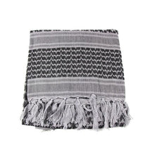 将图片加载到图库查看器，Military Arab Keffiyeh Shemagh Scarf Cotton Winter Shawl Neck Warmer Cover Head Wrap Windproof Tactical Camping Scarf Men Women Shemagh Keffiyeh Men Arab Kufiyah Keffiyeh Arabic Muslim Head Wrap Men Scarf Shawl
