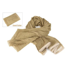 将图片加载到图库查看器，Military Tactical Scarf Camouflage Mesh Neck Scarf Keffiyeh Sniper Face Scarf Shemagh Head Wrap for Outdoor Camping Hunting Men Tactical Military Keffiyeh Net Mesh Neck Scarf Scrim Veil Shemagh Head Wrap Face Scarf Bandana Outfit Headband
