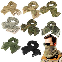将图片加载到图库查看器，Military Tactical Scarf Camouflage Mesh Neck Scarf Keffiyeh Sniper Face Scarf Shemagh Head Wrap for Outdoor Camping Hunting Men Tactical Military Keffiyeh Net Mesh Neck Scarf Scrim Veil Shemagh Head Wrap Face Scarf Bandana Outfit Headband
