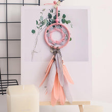 Load image into Gallery viewer, Mini 38cm Dream Catchers Hanging Room Decoration Indian Style Feathers Pendants Bag Key Chains Wind Chimes  Wall Decor Native American Handmade For Bedroom Car &amp; Wall Hanging Decoration Ornaments Dream Catchers For Girls Boys Room
