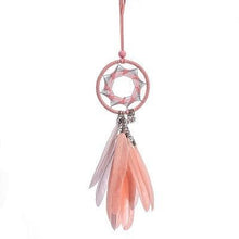 Load image into Gallery viewer, Mini 38cm Dream Catchers Hanging Room Decoration Indian Style Feathers Pendants Bag Key Chains Wind Chimes  Wall Decor Native American Handmade For Bedroom Car &amp; Wall Hanging Decoration Ornaments Dream Catchers For Girls Boys Room
