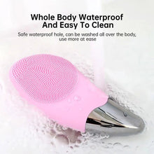 Load image into Gallery viewer, Mini Electric Silicone Facial Cleansing Brush Gentle Exfoliating Massager for all skin types Skin Care Tools
