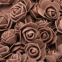 Load image into Gallery viewer, Mini Fake Rose Flower Heads 50/100/200 Pieces Teddy Bear of Roses 3cm Foam Wedding Flowers Accessories Make Bridal Hair Clips Headbands Dress
