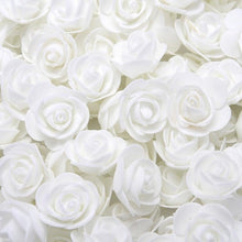 Load image into Gallery viewer, Mini Fake Rose Flower Heads 50/100/200 Pieces Teddy Bear of Roses 3cm Foam Wedding Flowers Accessories Make Bridal Hair Clips Headbands Dress
