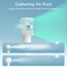 Load image into Gallery viewer, Mini Handheld Fan Unique Design Portable Fan Personal Hand Fan USB Rechargeable with Powerful Turbo Wind Mini Portable Fan with 18H Max Cooling Time USB Rechargeable Hand Fan
