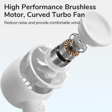 Load image into Gallery viewer, Mini Handheld Fan Unique Design Portable Fan Personal Hand Fan USB Rechargeable with Powerful Turbo Wind Mini Portable Fan with 18H Max Cooling Time USB Rechargeable Hand Fan
