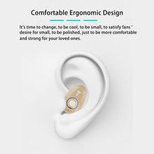 Load image into Gallery viewer, Mini Invisible Ture Wireless Earphone Noise Cancelling Bluetooth Headphone Handsfree Stereo Headset TWS Earbud With Microphone Smallest Bluetooth Earbud Invisible Bluetooth Earpiece for Cell Phones Mini Wireless Earbuds with Mic
