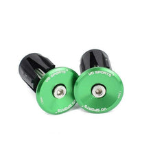 将图片加载到图库查看器，Mini Lightweight Lock Mountain Bicycle Grip Handlebar End Cap Handle Bar Grips End Plugs Mountain Bike Road Bicycle One Pair Bike Handlebar End Plugs Aluminum Alloy Expansion Handlebar Grips Cap
