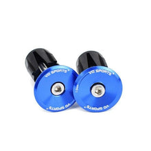 将图片加载到图库查看器，Mini Lightweight Lock Mountain Bicycle Grip Handlebar End Cap Handle Bar Grips End Plugs Mountain Bike Road Bicycle One Pair Bike Handlebar End Plugs Aluminum Alloy Expansion Handlebar Grips Cap
