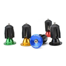 将图片加载到图库查看器，Mini Lightweight Lock Mountain Bicycle Grip Handlebar End Cap Handle Bar Grips End Plugs Mountain Bike Road Bicycle One Pair Bike Handlebar End Plugs Aluminum Alloy Expansion Handlebar Grips Cap
