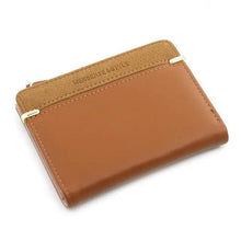 Load image into Gallery viewer, Mini PU Leather Women Elegant  Purse Wallet Simple Design Lightweight Portable Small Female Wallet
