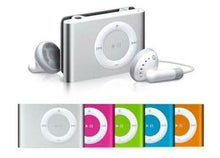 将图片加载到图库查看器，Mini Shuffling MP3 Player with USB Cable and Headphones
