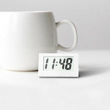 Load image into Gallery viewer, Mini Small Car Desk Digital Clock Watch Car Dashboard Digital Clock Vehicle Adhesive Clock with Jumbo LCD Time &amp; Day Display Mini Automotive Stick On Watch for Car T Gauges Mini Digital LCD Screen Travel Electronic Clock For Home Office Desktop Clocks
