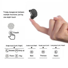 Load image into Gallery viewer, Mini True Wireless Earbuds TWS Touch Control Bluetooth 5.0 Headphone

