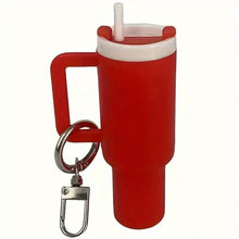 将图片加载到图库查看器，Mini Water Bottle Keychain - Street Style, Plastic Material
