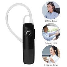 Load image into Gallery viewer, Mini Wireless Bluetooth Black Earphone Driving Handsfree Call Business Headset Improved Comfort Bluetooth Easy Pairing Headphone With Mic Long Distance Connection Earphone For All Smart Phones
