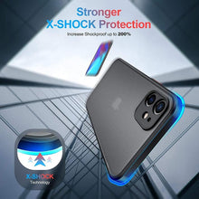 Load image into Gallery viewer, Minimalistic Shockproof Armor Case For iPhone 13 14 12 11 Pro Max XR XS X Luxury Silicone Bumper Clear Hard Cover Mini Luxury Silicone Bumper Clear Hard Cover
