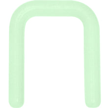 Load image into Gallery viewer, 14G 5/16 Flexible Bioplast Glow Square Septum Retainer
