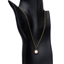 Load image into Gallery viewer, Flower Framed Chain Necklace Created with Crystals
