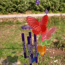 Load image into Gallery viewer, Model Creative Crystal Butterflies-Wind Chime Hanging Ornament  Mobile Wind Bell Garden Ornament Lucky Yard Garden Living Room Home/Wall/Room For Mom Birthday Gift Metal Music Wind Chimes Indoor &amp; Outdoor Decor
