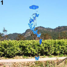Load image into Gallery viewer, Model Creative Crystal Butterflies-Wind Chime Hanging Ornament  Mobile Wind Bell Garden Ornament Lucky Yard Garden Living Room Home/Wall/Room For Mom Birthday Gift Metal Music Wind Chimes Indoor &amp; Outdoor Decor
