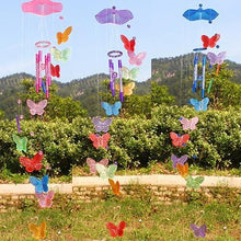 Load image into Gallery viewer, Model Creative Crystal Butterflies-Wind Chime Hanging Ornament  Mobile Wind Bell Garden Ornament Lucky Yard Garden Living Room Home/Wall/Room For Mom Birthday Gift Metal Music Wind Chimes Indoor &amp; Outdoor Decor
