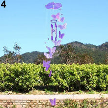 Load image into Gallery viewer, Model Creative Crystal Butterflies-Wind Chime Hanging Ornament  Mobile Wind Bell Garden Ornament Lucky Yard Garden Living Room Home/Wall/Room For Mom Birthday Gift Metal Music Wind Chimes Indoor &amp; Outdoor Decor
