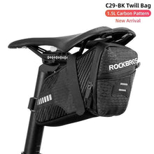 Load image into Gallery viewer, Modern Bike Bag Seat Bag Bike Accessories Bike Seat Bag Waterproof Bicycle  Bag Under Seat 3D Shell Cycling Seat Pack For Mountain Road Bikes
