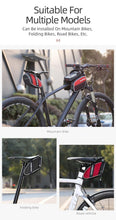 Load image into Gallery viewer, Modern Bike Bag Seat Bag Bike Accessories Bike Seat Bag Waterproof Bicycle  Bag Under Seat 3D Shell Cycling Seat Pack For Mountain Road Bikes
