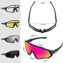 将图片加载到图库查看器，Modern Black Bike Glasses Sports Running Eyewear Fishing Polarized Glasses For Men And Women Cool Unisex Cycling UV400 Glasses For Running
