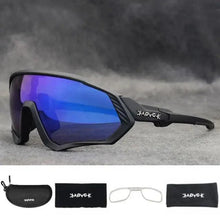 将图片加载到图库查看器，Modern Black Bike Glasses Sports Running Eyewear Fishing Polarized Glasses For Men And Women Cool Unisex Cycling UV400 Glasses For Running
