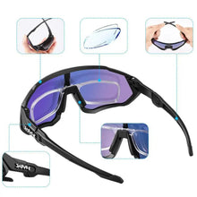 将图片加载到图库查看器，Modern Black Bike Glasses Sports Running Eyewear Fishing Polarized Glasses For Men And Women Cool Unisex Cycling UV400 Glasses For Running
