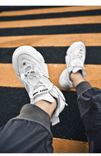 将图片加载到图库查看器，Modern Blue Men's Running Shoes Comfortable Breathable Unisex Sports Shoes Rubber Hard-Wearing Sneakers Casual Sport Shoes Casual Sports Tennis Sneakers
