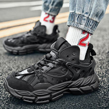 将图片加载到图库查看器，Modern Blue Men's Running Shoes Comfortable Breathable Unisex Sports Shoes Rubber Hard-Wearing Sneakers Casual Sport Shoes Casual Sports Tennis Sneakers
