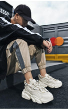 将图片加载到图库查看器，Modern Blue Men's Running Shoes Comfortable Breathable Unisex Sports Shoes Rubber Hard-Wearing Sneakers Casual Sport Shoes Casual Sports Tennis Sneakers
