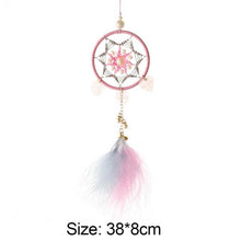 Load image into Gallery viewer, Modern Dream Catcher Wolf Totem Car Hanging Ornaments Pendant Wolf Decor Traditional Feather Wind Chimes Handmade For Bedroom Wall Hanging Home Decorations Crafts
