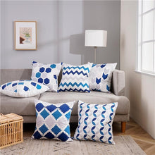 Load image into Gallery viewer, Modern Geometric Decorative Geometric Pillow Cushion Cases Outdoor Square Yellow Decorative Pillow Covers For Couch Bedroom Pillow Cases Cushion Covers
