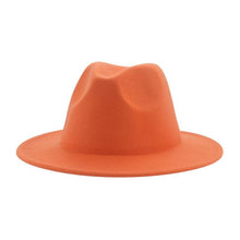 Load image into Gallery viewer, Modern Hats For Women Fedoras Winter Women Hats Simple Classic Hat Wedding Lady Retro Wide Brim Floppy Hat Men Fedora Hat Fashionable Classic Wide Brim Hat For Summer Dress Hats
