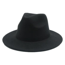 Load image into Gallery viewer, Modern Hats For Women Fedoras Winter Women Hats Simple Classic Hat Wedding Lady Retro Wide Brim Floppy Hat Men Fedora Hat Fashionable Classic Wide Brim Hat For Summer Dress Hats
