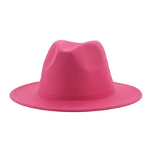 Load image into Gallery viewer, Modern Hats For Women Fedoras Winter Women Hats Simple Classic Hat Wedding Lady Retro Wide Brim Floppy Hat Men Fedora Hat Fashionable Classic Wide Brim Hat For Summer Dress Hats

