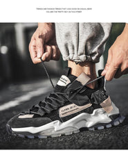 Load image into Gallery viewer, Modern High Quality Men's Casual Shoes Breathable Lightweight Lace-Up Outdoor Sports And Leisure Walking Non Slip Breathable Running Casual Sports Workout Basketball Sneakers
