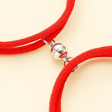 Load image into Gallery viewer, Modern Matching Sun Moon Charm Paired Bracelets Adjustable Magnet Bracelet For Couples Red Rope Bracelets Couple Attraction Friendship Bracelet For Boyfriend Girlfriend
