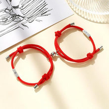 Load image into Gallery viewer, Modern Matching Sun Moon Charm Paired Bracelets Adjustable Magnet Bracelet For Couples Red Rope Bracelets Couple Attraction Friendship Bracelet For Boyfriend Girlfriend
