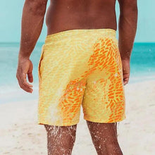 Load image into Gallery viewer, Modern Men's Summer Discoloration Swimming Trunks Magical Change Color Beach Surf Shorts Quick Dry Bathing Short Swim Pants
