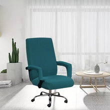 Load image into Gallery viewer, Modern Office Chair Covers Stretch Washable Computer Chair Slipcovers for Universal Rotating Chair  Spandex Anti dirty Computer Chair Cover Elastic Polyester Office Chair Cover Easy Washable Removable With Armrest Cover
