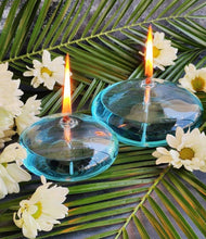 Load image into Gallery viewer, Modern Oil Glass Lamp Small Winter Garden Home Decor Fantastic Birthday Party Inspiration Firefly Refillable Liquid Bliss Round Glass Oil Candle
