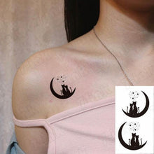 Load image into Gallery viewer, Modern Small Tattoo Sun Moon Heart Waterproof Temporary Tattoos High Quality Design For Womens
